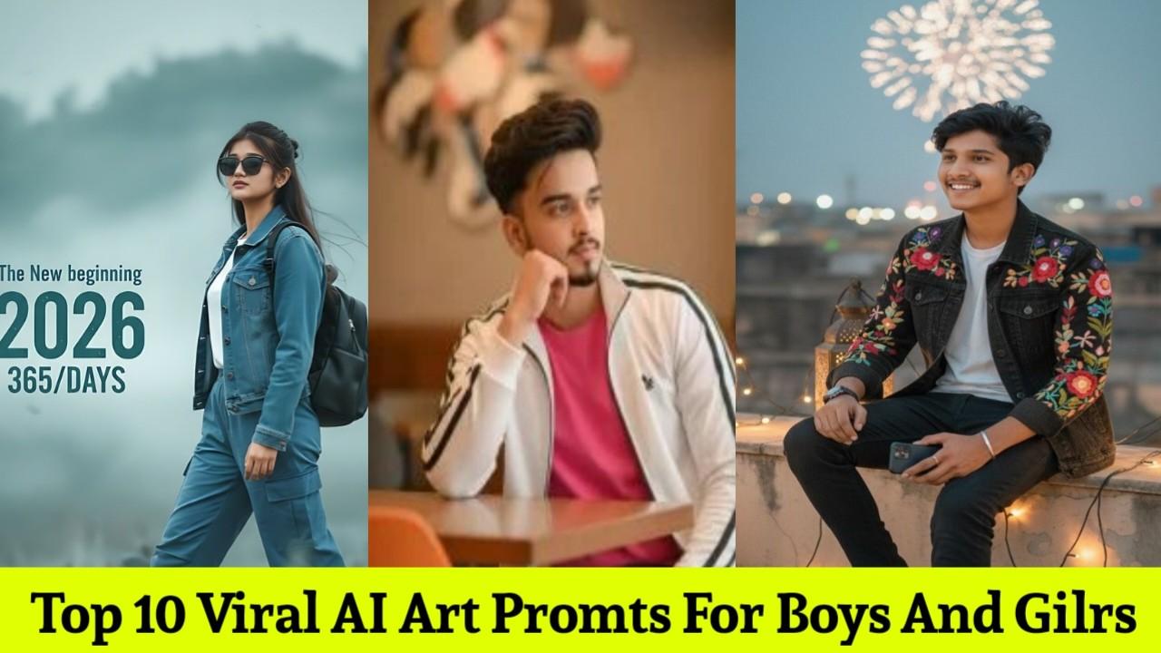 Top 10 Viral AI Art Prompts for Boys & Girls in 2026