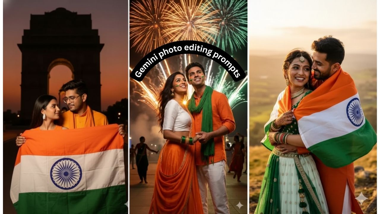 13 Trending Republic Day Gemini AI Prompts to Create Stunning Indian Couple Portraits
