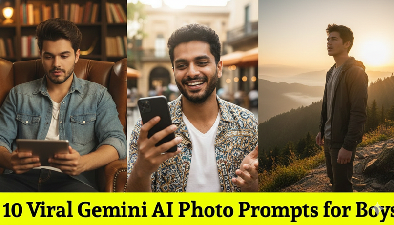 10 Viral Gemini AI Photo Prompts for Boys: Create Trending Edits Fast 2026