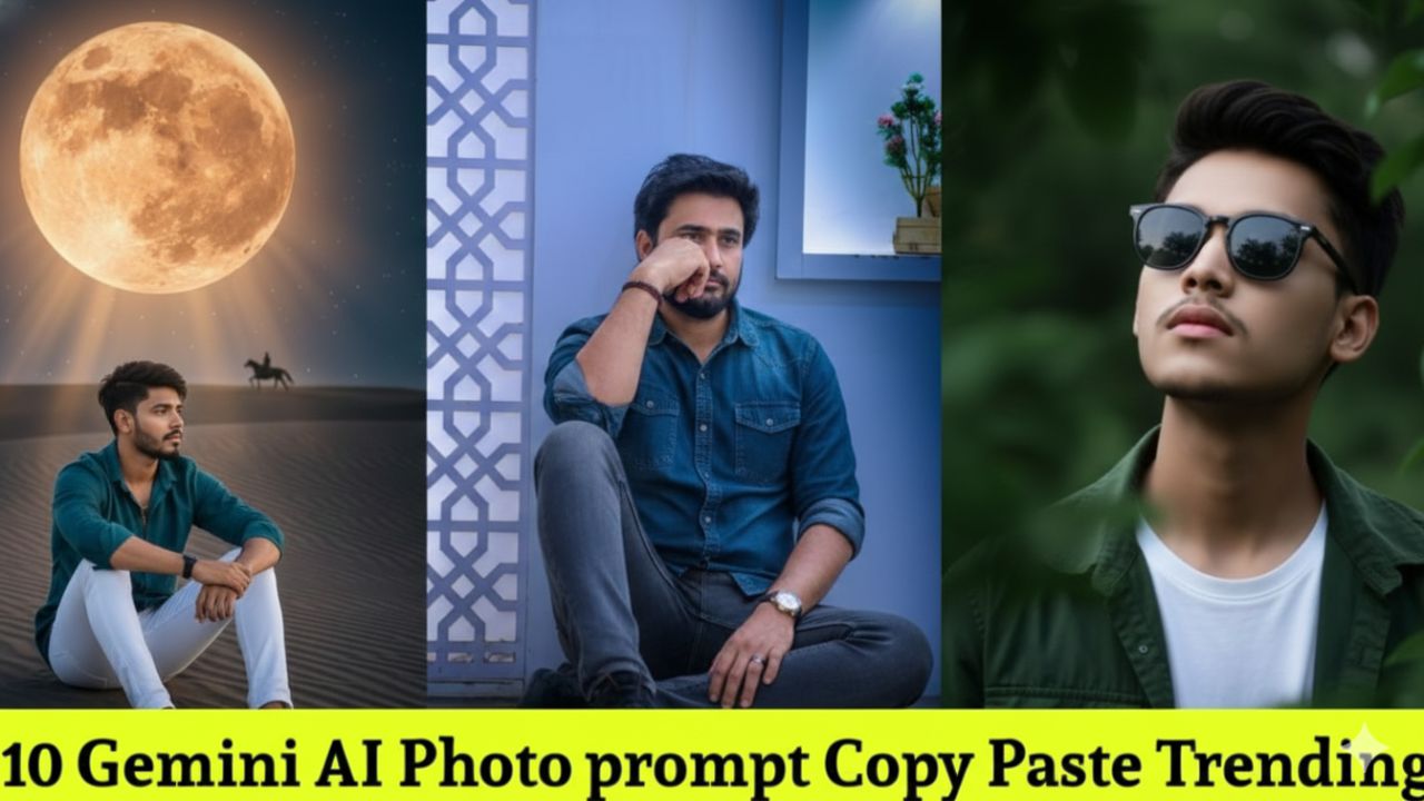 10 Gemini AI Photo prompt Copy Paste instagramTrending Boy 2026