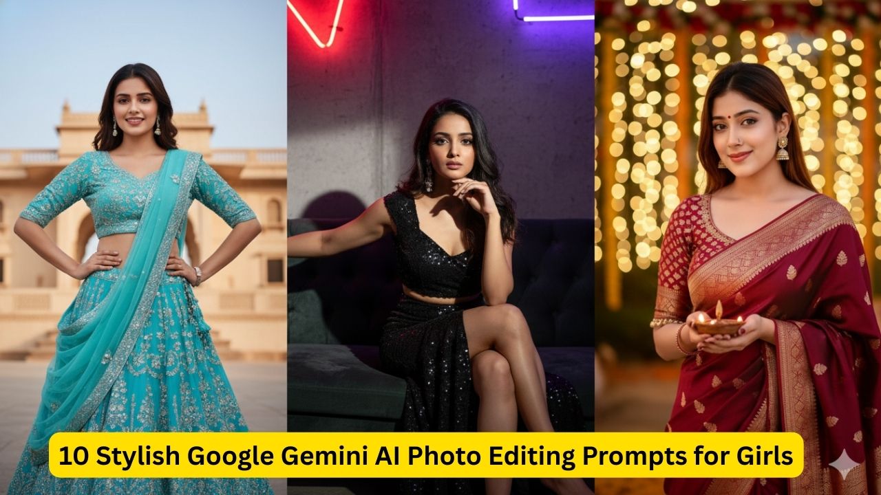 10 Stylish Google Gemini AI Photo Editing Prompts Copy-Paste for Girls 2026