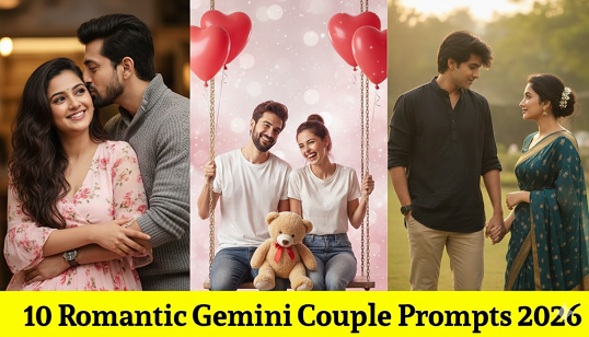 10 Romantic Gemini Couple Prompts (Copy & Paste) 2026