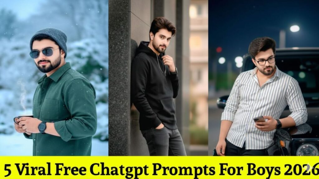5 Viral Free ChatGPT AI Photo Prompts for Boys: Create Trending Edits Fast in 2026