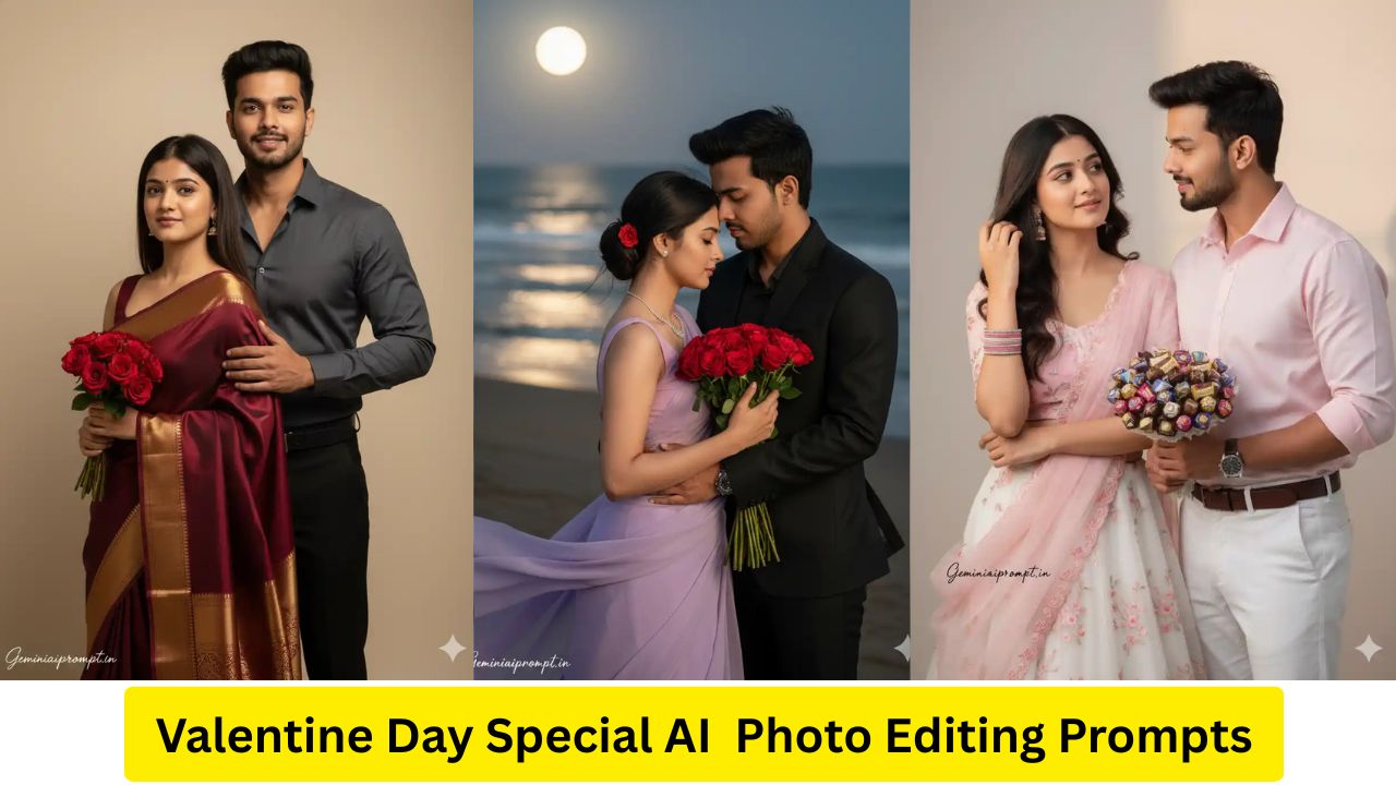 Valentine Day Special AI  Photo Editing Prompts