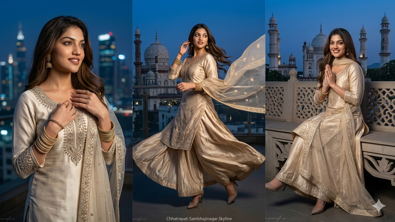 Rooftop Night Scene Ai Photo Prompt10 Prompts