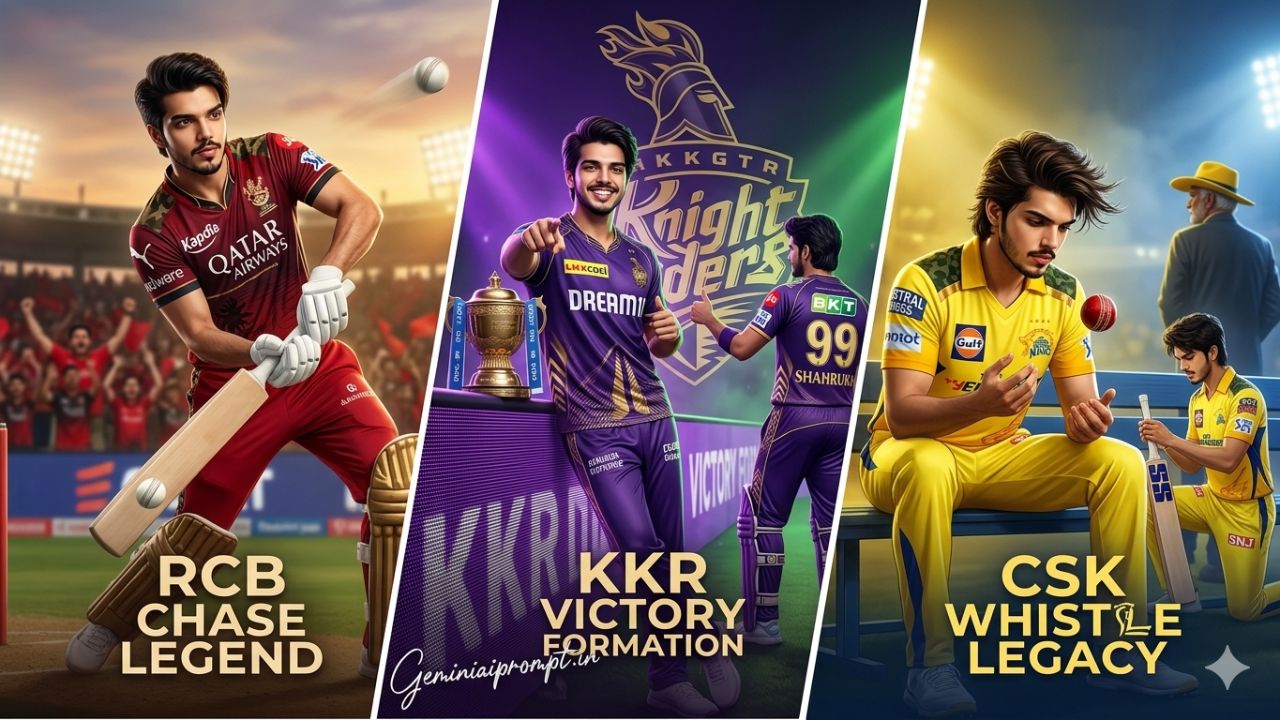 Gemini IPL Cricket Teams AI Photo Editing Prompt 2026