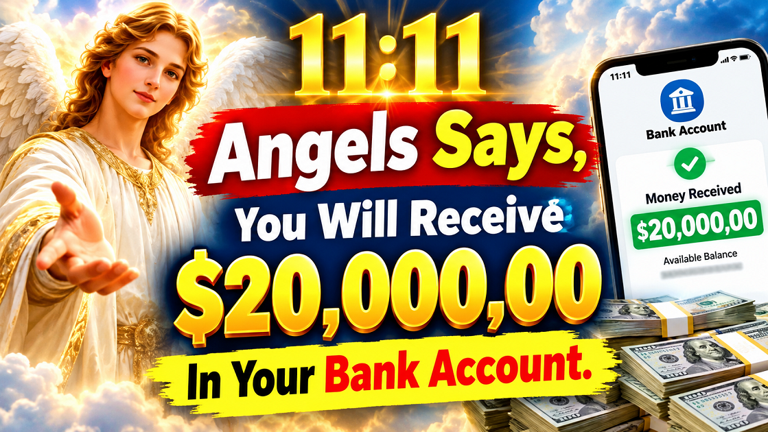 You Will Receive $20,000,00 In Your Bank Account.